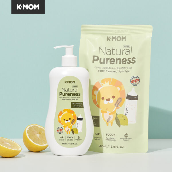 K-MOM detergent for feeding bottles, fruits and vegetables