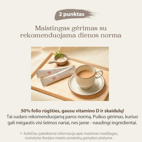 tntn mom's Rooibos Latte arbata su folio rūgštimi ir vitaminu D besilaukiančioms mamoms