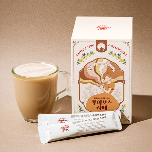 tntn mom's Rooibos Latte arbata su folio rūgštimi ir vitaminu D besilaukiančioms mamoms