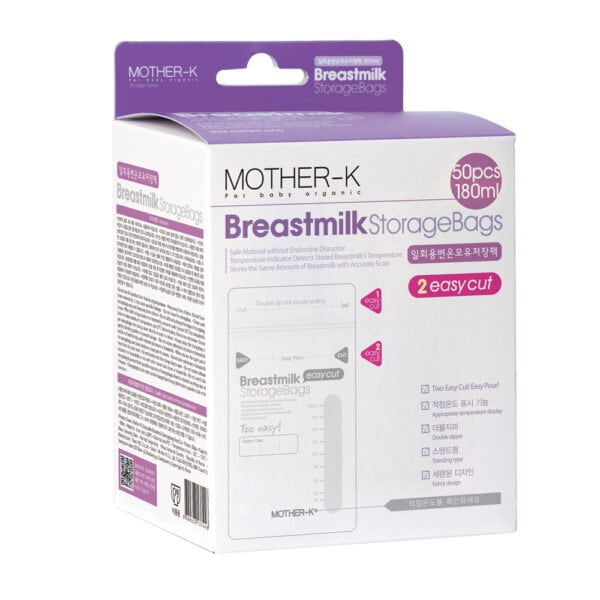 Mother-K  mother's milk storage bags 180 ml. (50 pcs.)