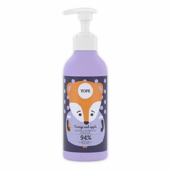 YOPE Natural shower gel for children, 400ml.