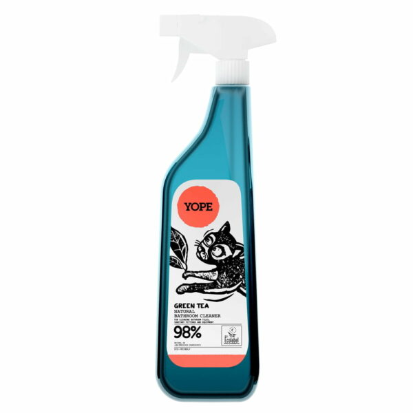 YOPE Natūralus vonios kambario valiklis, Žalioji arbata, 750 ml.
