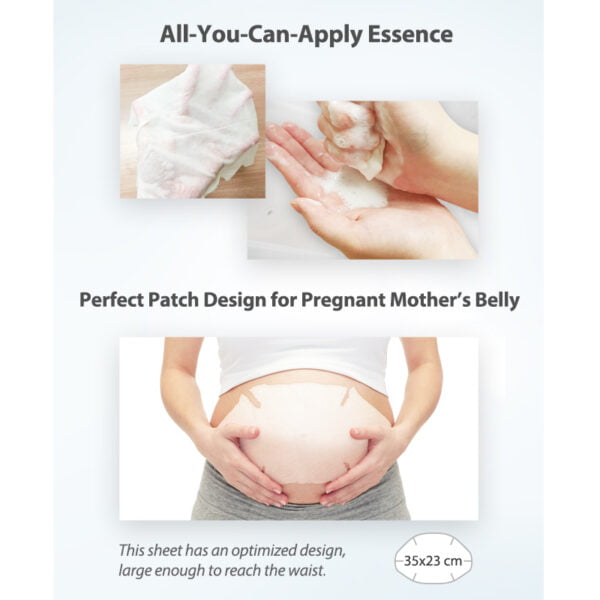 Expectant mother's belly mask