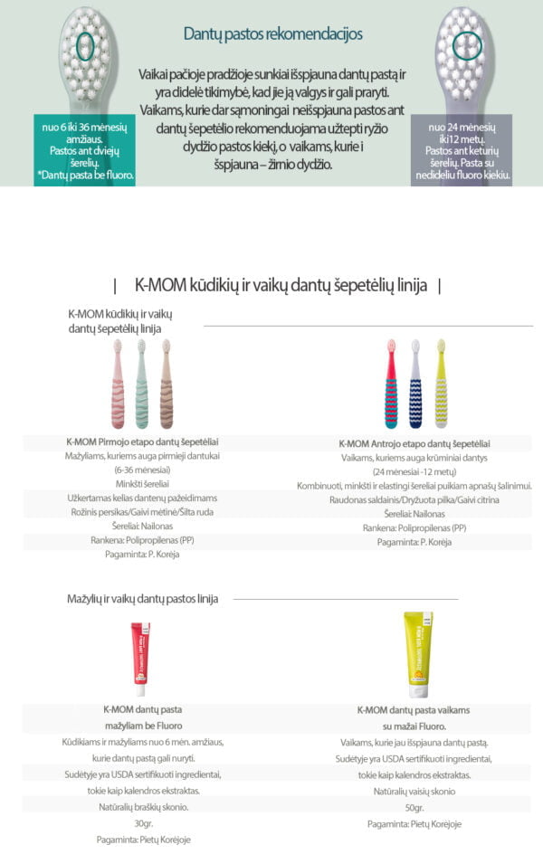 Mother-K Kids Toothbrush (from 24 months up to 12 years)