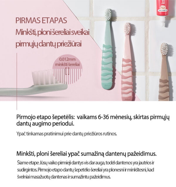 Children's toothbrush (12 to 36 months)