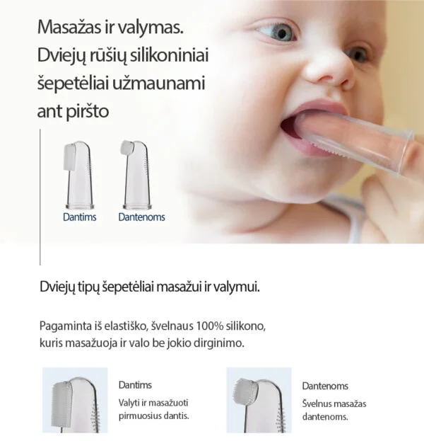 Mother-K Silicone Toothbrush-Massager