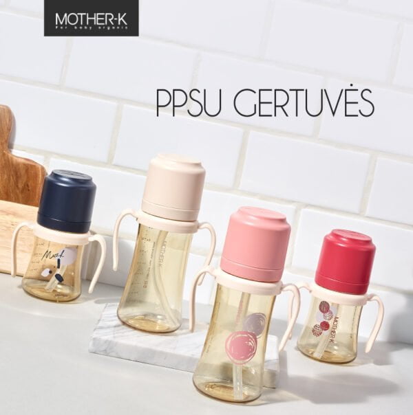 Mother-K PPSU Flask with Silicone Straw