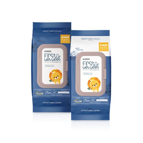 K-MOM Wet wipes 70 pcs. Leo (with jojoba seed oil)