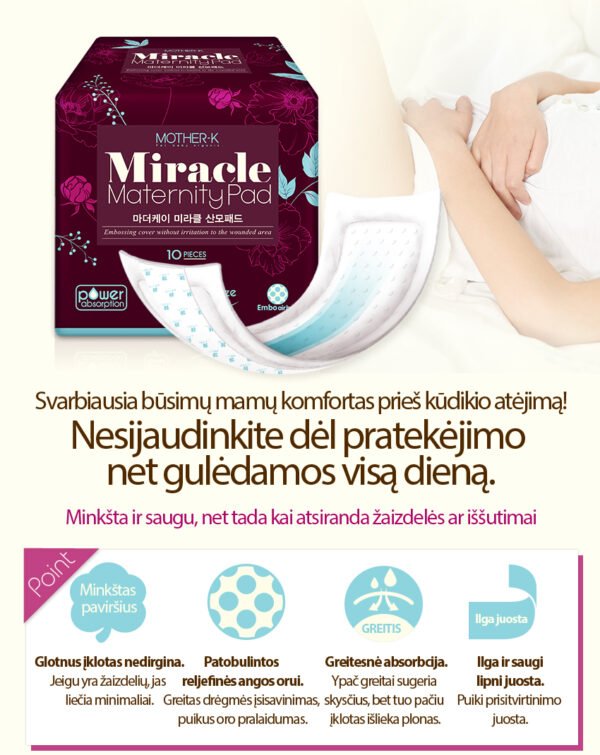  Mother-K  Disposable Pads After Birth (10 pcs.)