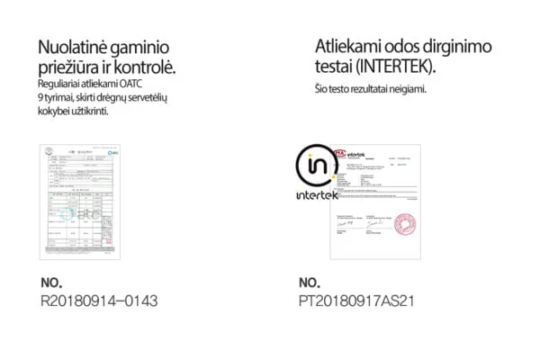 K-MOM organiškos drėgnos servetėlės "Panda" (70 vnt.)