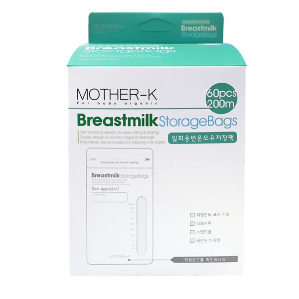 Mother-K  mother's Milk storage bags 200 ml. (60 PCs.)