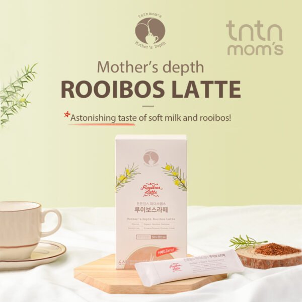 tntn mom's Rooibos Latte tea with folic acid and vitamin D for expectant mums