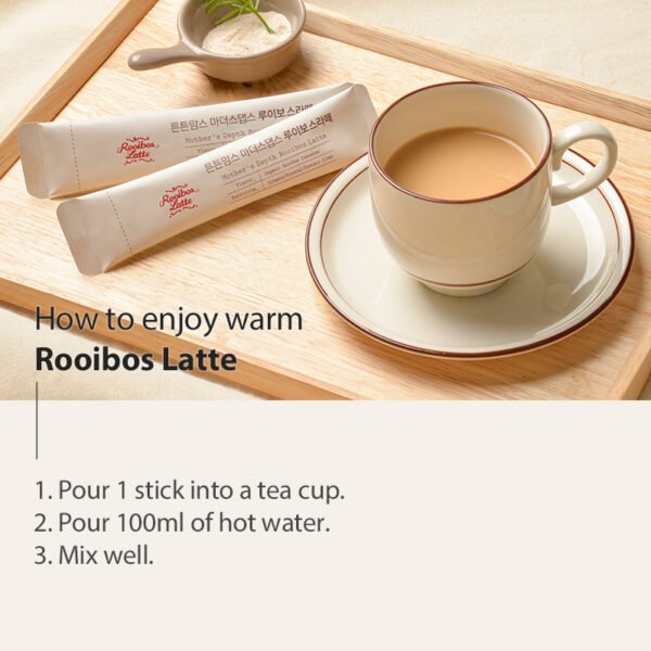 tntn mom's Rooibos Latte tea with folic acid and vitamin D for expectant mums