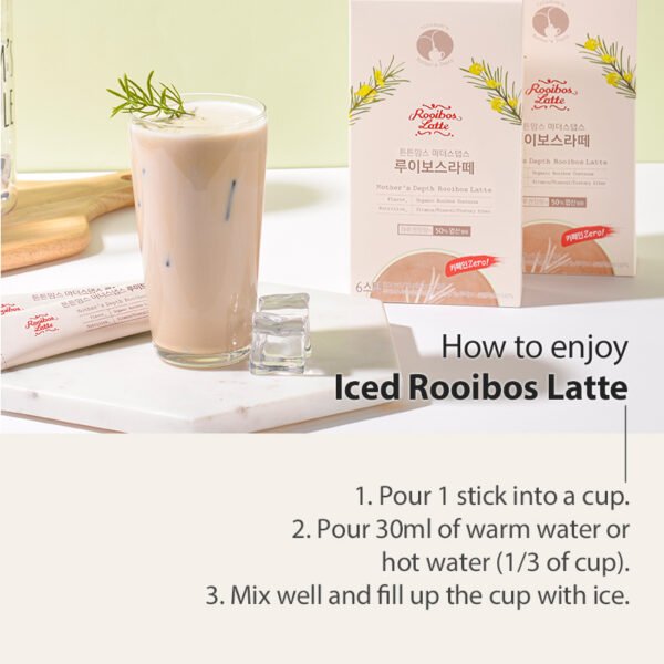 tntn mom's Rooibos Latte tea with folic acid and vitamin D for expectant mums