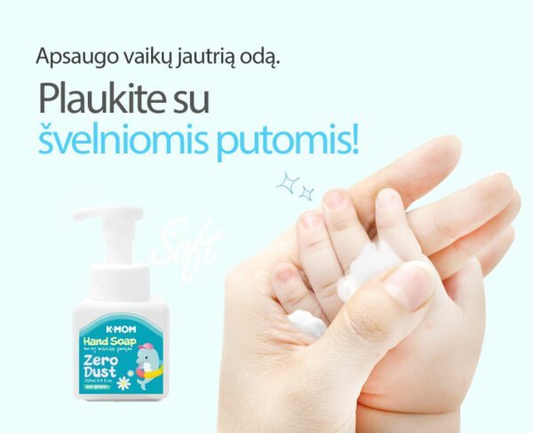 K-MOM "Zero Dust" hand soap for children (foam consistency)