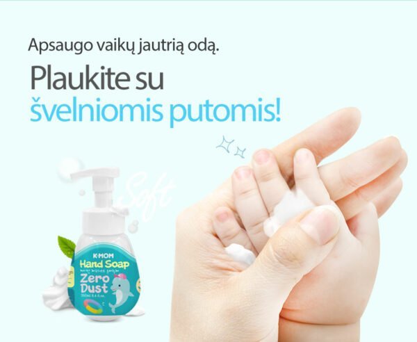 K-MOM "Zero Dust" hand soap for children (foam consistency)