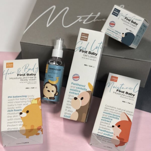 K-MOM Babies and Kids Cosmetics Set + Zero Dust Hand Sanitaizer