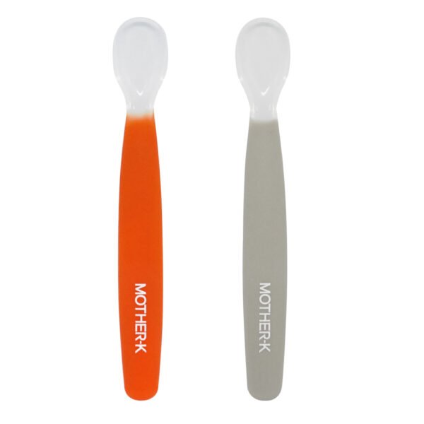 MOTHER-K Silicone spoons with tray (2 pcs.)