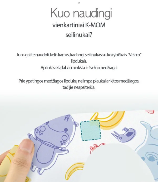 K-MOM disposable bibs (20 pcs.)