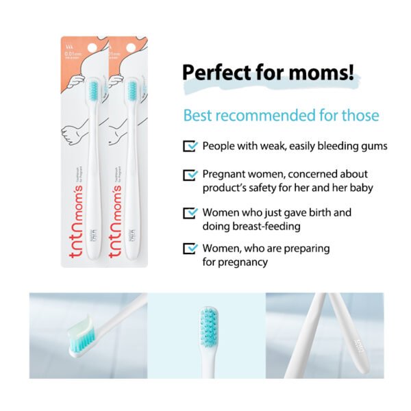 Toothbrush for expectant mothers