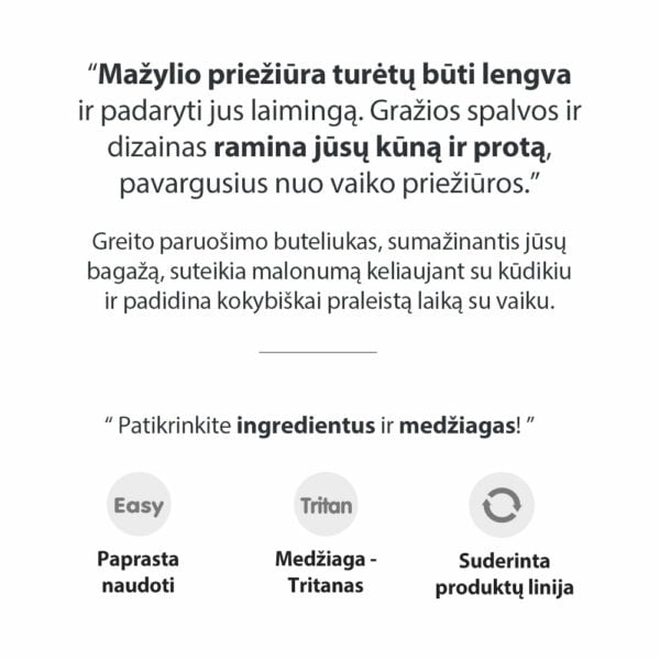 MOTHER-K Greito paruošimo buteliukas