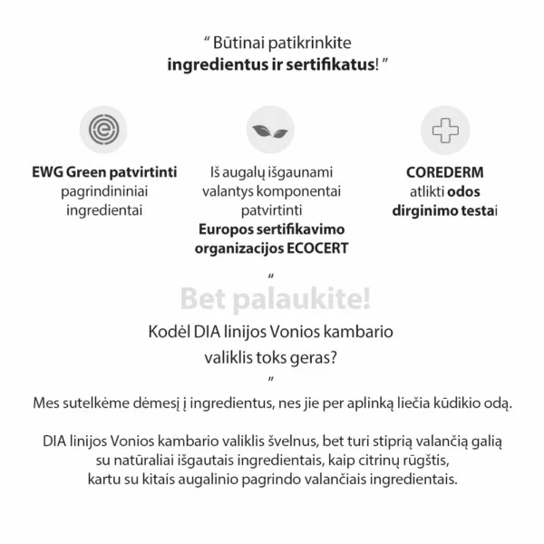 Mother-K "DIA" Vonios Valikliai – 3 už 2 kainą!