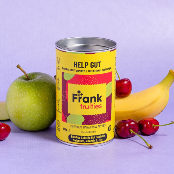 "Frank fruities food supplement for the maintenance of the balance of the GEMINI and MICROBIOMA