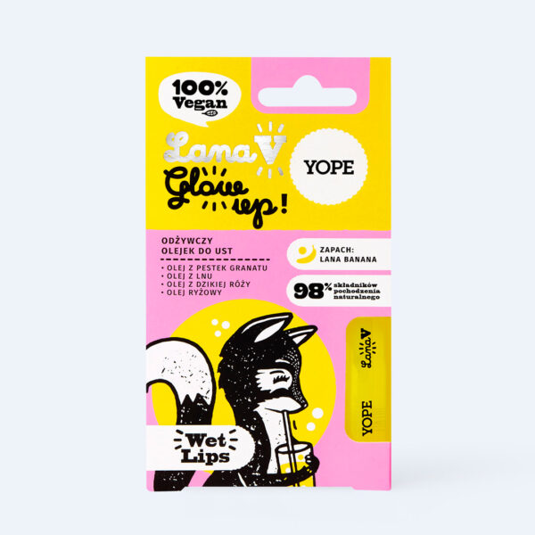 YOPE "Lana V" lip oil "Glow up!", 10 ml.