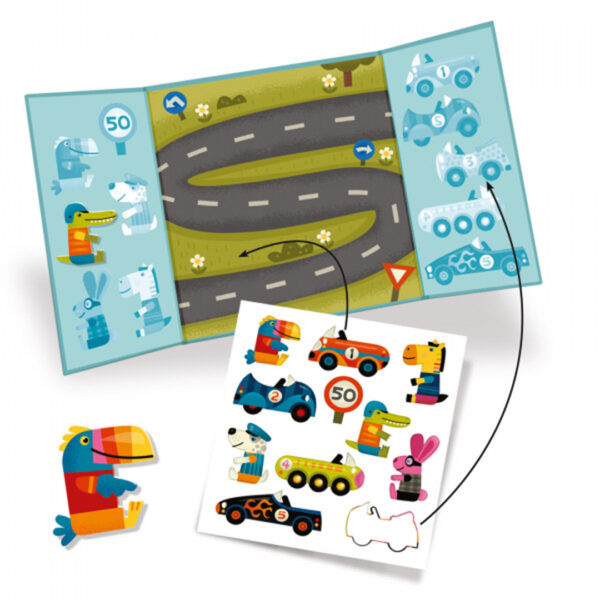 DJECO Reusable stickers, from 18 months