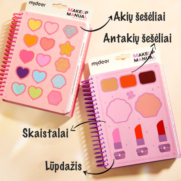 MiDeer Make-up colouring book, from 5 years