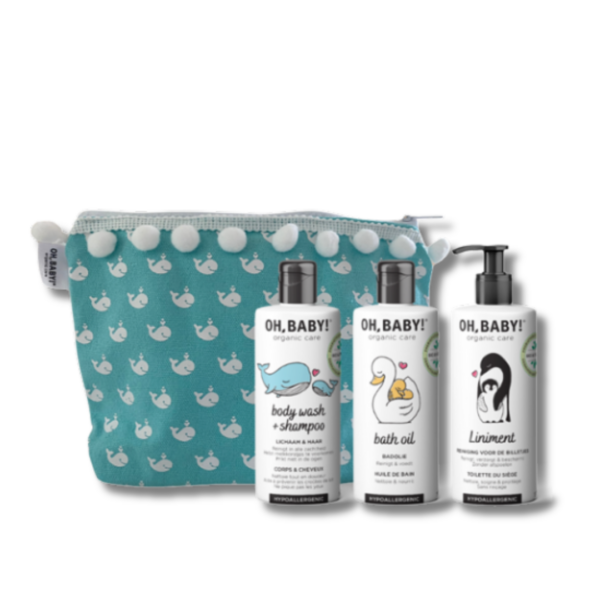 Newborn and new parents' gifts: Mother-K and Oh, Baby! A set of products for the first meeting