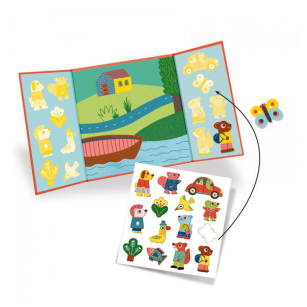 DJECO Reusable stickers, from 18 months