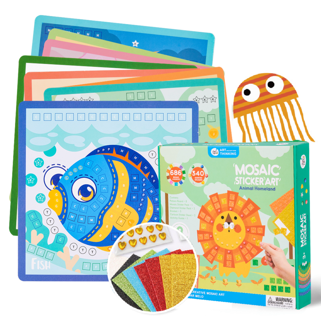 Jarmelo Kūrybinis mozaikos rinkinys, nuo 3 metų