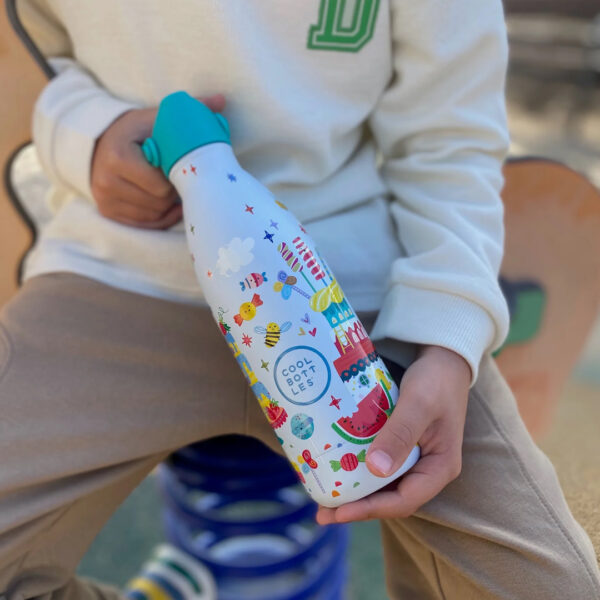 Cool Bottles Vaikiška nerūdijančio plieno gertuvė, 350 ml.