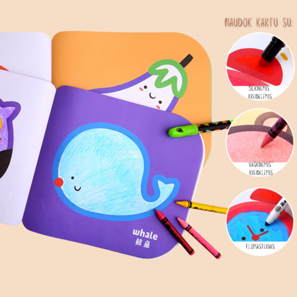 Jarmelo Colouring book Pixels, from 3 years (Kopija)