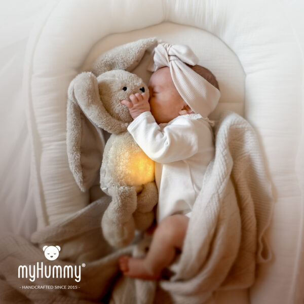 MyHummy soothing toy with heating pad and white noise