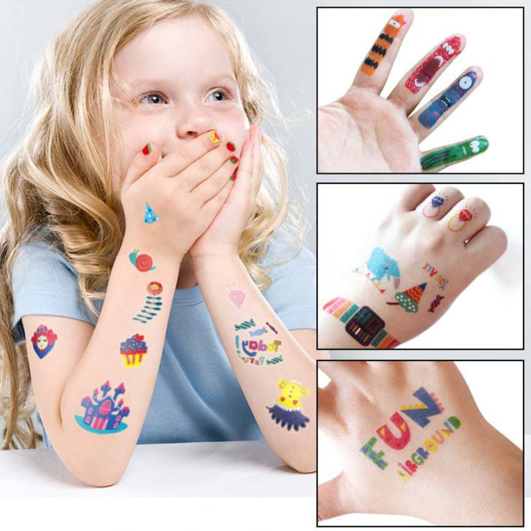 Jarmelo Tattoos and nail stickers for children, from 3 years