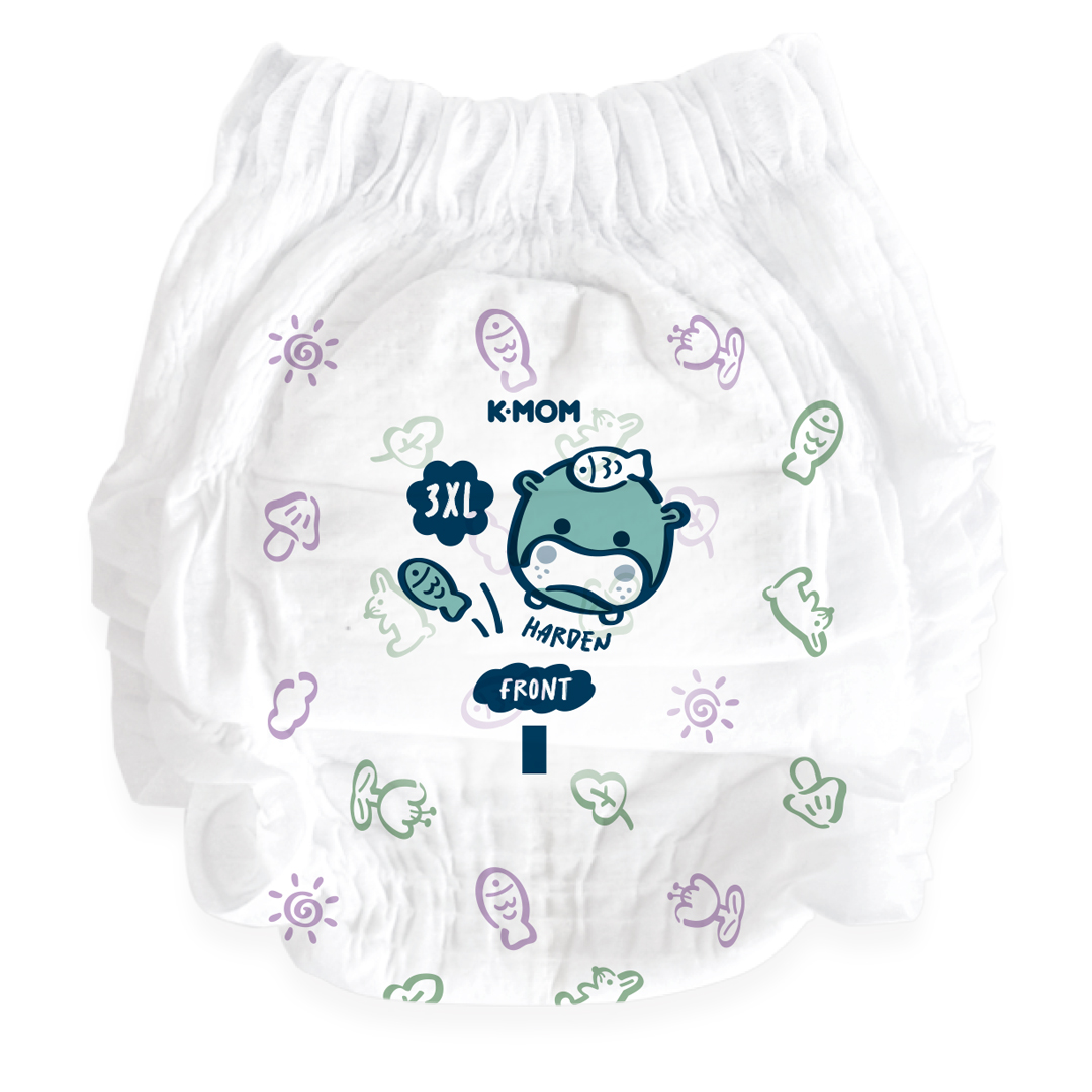 K-MOM Comfort Fit Diapers 3XL size (from 18 kg), 28 pcs