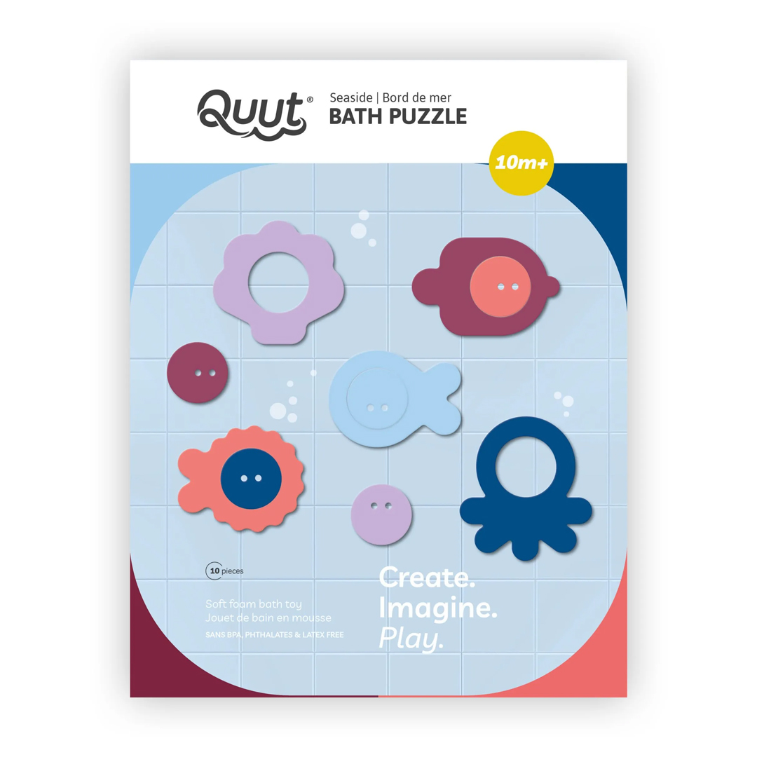 "Quut" Vonios dėlionė "Seaside", nuo 10 mėn. 1 "Quut" Vonios dėlionė "Seaside", nuo 10 mėn.