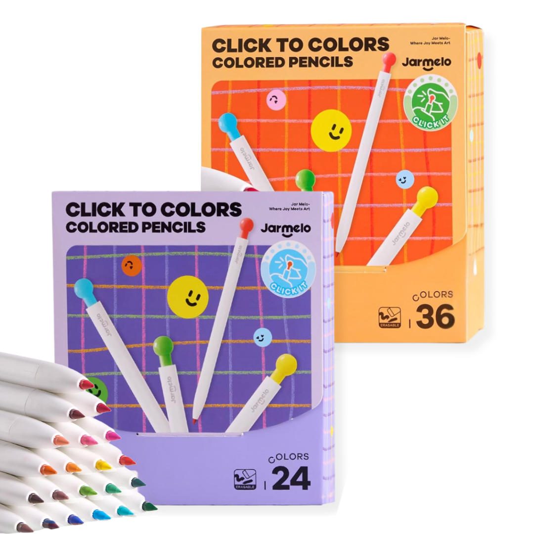 Jarmelo Automatiniai spalvoti pieštukai, nuo 3 metų 1 spalvoti pieštukai