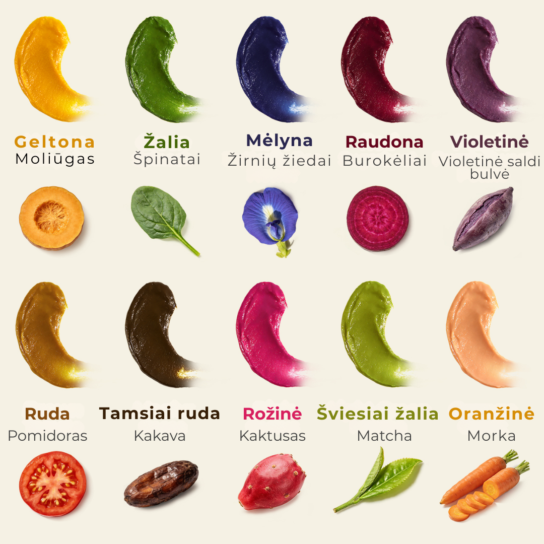 Jarmelo Natūralūs augaliniai dažai vaikams, nuo 10 mėn.