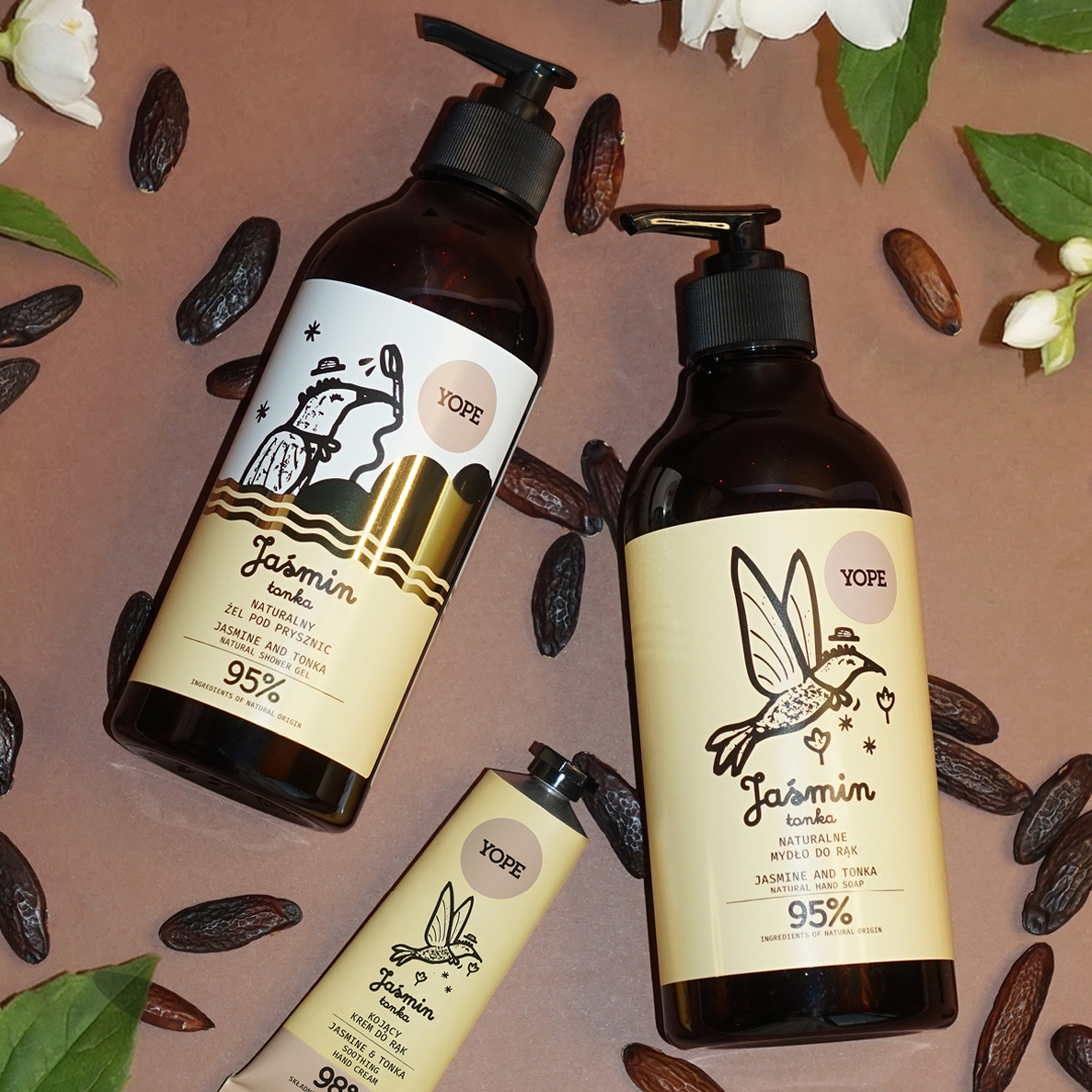 YOPE Natūralus dušo gelis, 400 ml.