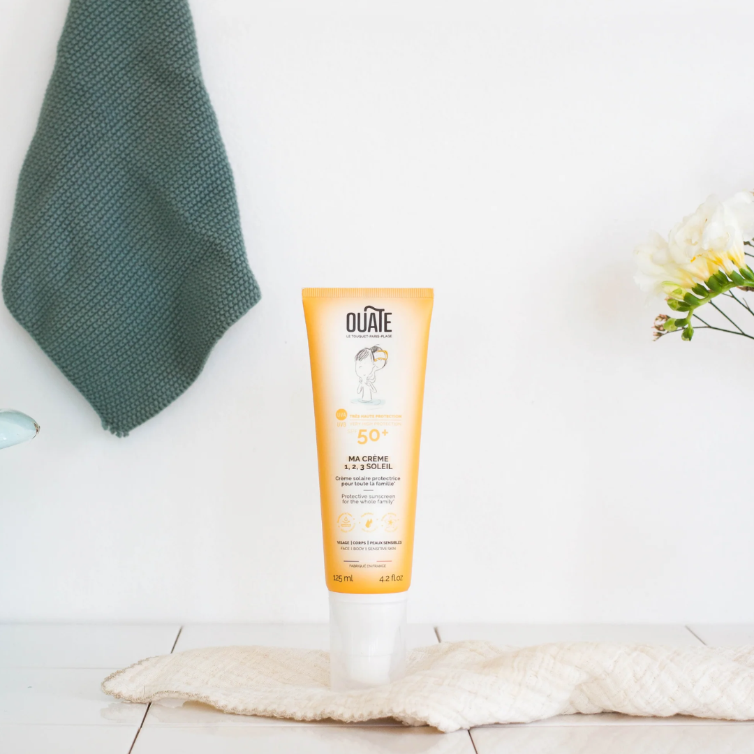 Ouate „Ma crème 1,2,3 soleil" Apsauginis kremas nuo saulės SPF 50+, 125 ml 1 kremas nuo saulės