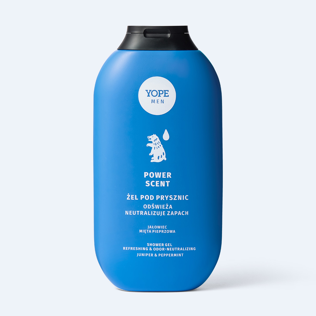 YOPE MEN Energizuojantis dušo gelis, 400 ml 1 dušo gelis