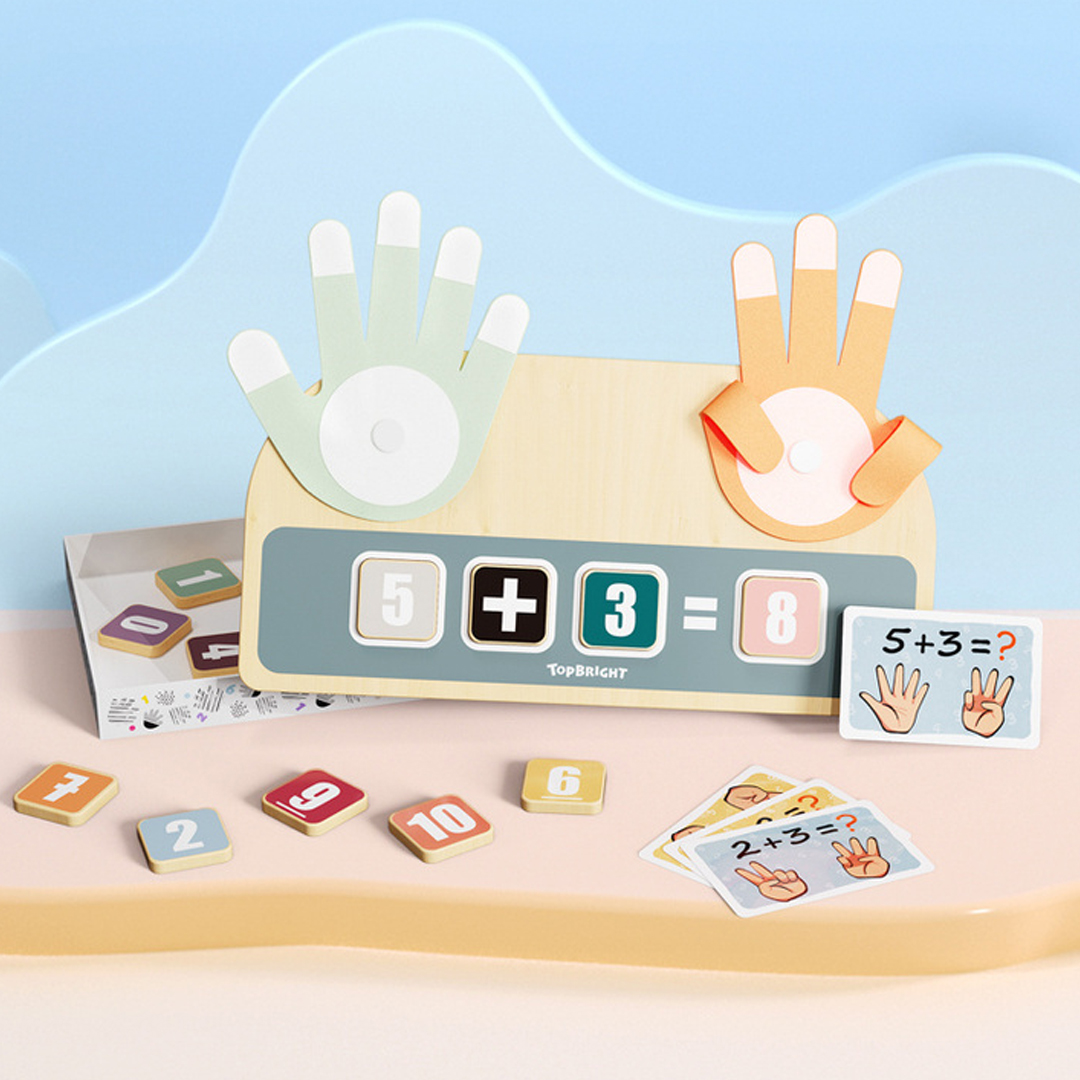 Topbright Medinis matematikos žaidimas "Finger Math", nuo 3 metų 1 žaidimas
