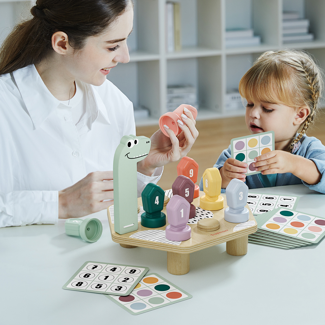 Topbright Spalvų ir skaičių mokomasis žaidimas „Dino“, nuo 3 metų