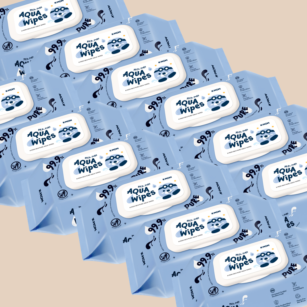 Specialus pasiūlymas! 10 perki - gauni DOVANŲ! K-MOM 99.9% Pure Aqua Wipes drėgnos servetėlės 1 Specialus pasiūlymas! 10 perki - gauni DOVANŲ! K-MOM 99.9% Pure Aqua Wipes drėgnos servetėlės