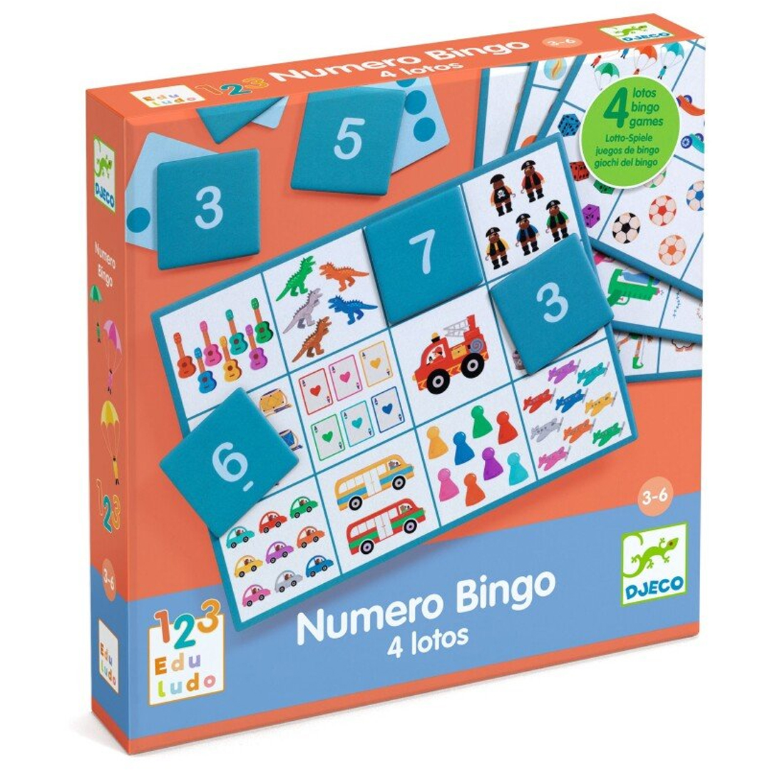 Djeco Edukacinis žaidimas "Skaičių bingo", nuo 3 metų 1 edukacinis žaidimas
