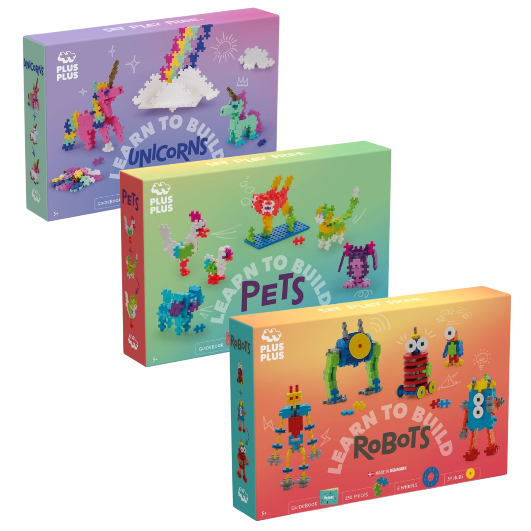 PLUS PLUS MINI Learn to build konstruktorius, nuo 5 metų 1 konstruktorius